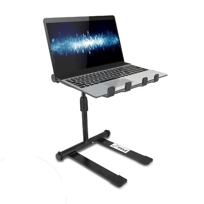 #ad Pyle Universal Foldable DJ Laptop Stand Professional Portable Telescoping Height $49.99