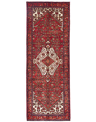 Handmade Floral Tribal Design Vintage 3#x27;6X9#x27;7 Oriental Runner Rug Hallway Carpet $381.00