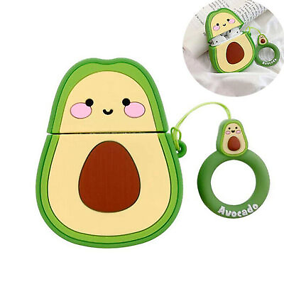 Hot Cute Avocado Cover Case For AirPods 2 1 Cartoon Airpod Silicone Protector US $10.96