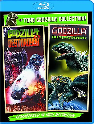 #ad New Godzilla: vs. Destoroyah amp; vs. Megaguirus Blu ray $10.00