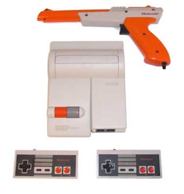 Original Top Loader NES Nintendo System W Light Gun $189.95