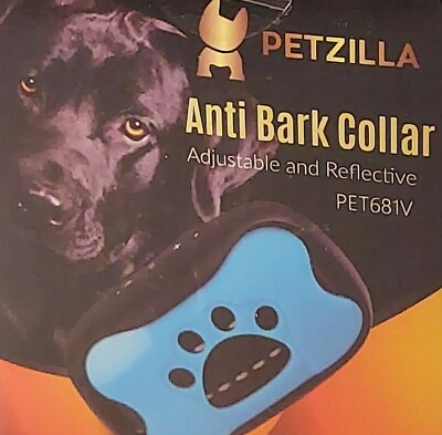 #ad Petzilla 681 Anti Bark Collar No Bark No Shock No Spray Bark Control Safe USA $22.95