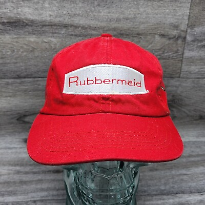 #ad Rubbermaid Products NASCAR Racing Hat Strapback Cap Red $7.97