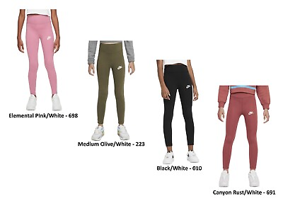 Nike Youth Older Girls Sportswear Favorites High Waisted Leggings Colorsamp;Sizes #ad $19.90