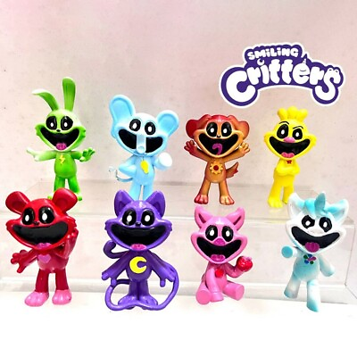 #ad New Smiling Critters Action Figure Toys Model PVC Decoration CatNap Collection $23.99