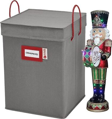 #ad Hold N#x27; Storage Christmas Nutcracker and Figurine Collectible Storage Box. $24.99