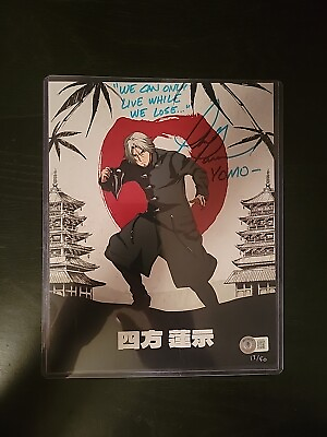 TOKYO GHOUL ANIME AUTOGRAPH PHIL PARSONS RENJI YOMO # 17 50 BECKETT INSCRIBED $250.00
