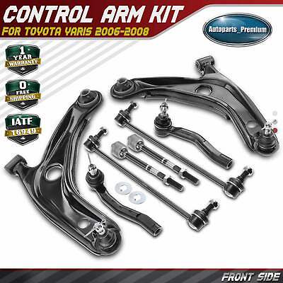 #ad 8x Front Lower Control Arm w Ball Joint Stabilizer Bar Link for Toyota Yaris $88.99