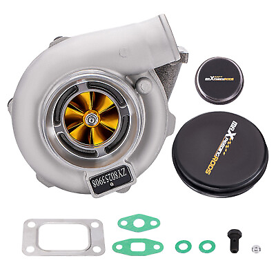 #ad GT3076 GT3037 GT30 T3 Flange A R .60 anti surge universal Turbo Charger 500BHP $222.99