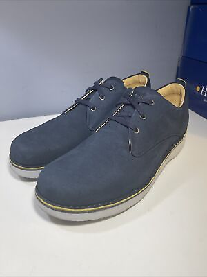 #ad Samuel Hubbard Men#x27;s #x27;Free#x27; Navy Nubuck Leather Casual Oxford Shoe Vibram Sole $55.00