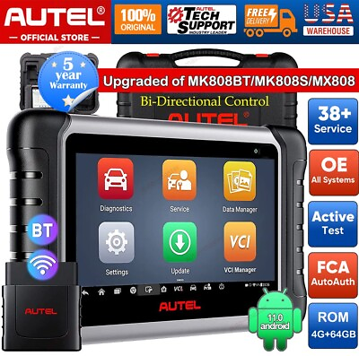 #ad Autel MaxiCom MK808BT Pro Bluetooth Auto Car Diagnostic Tool Full System Scanner $435.00