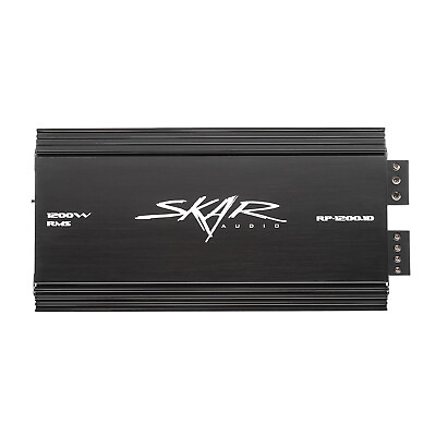 #ad NEW SKAR AUDIO RP 1200.1D 1600 WATT MAX POWER CLASS D MONOBLOCK SUB AMPLIFIER $157.24