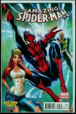 #ad Amazing Spider Man #1 Campbell Midtown Variant 1st Cameo Cindy Moon SILK NM NM $9.45