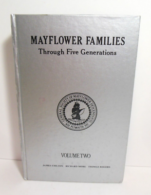 #ad Mayflower Families Through Five Generations VOLUME TWO Descendants of Pilgrams $45.12