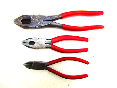 #ad Pliers wire cutting 3 pair $10.00