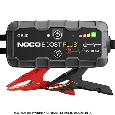 NOCO GB40 Boost Jumper Starter 12V UltraSafe Lithium Portable Jump Box Clamps $89.99