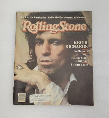 #ad Rolling Stone Magazine Issue #356 November 12th 1981 Featuring Keith Richard $9.99
