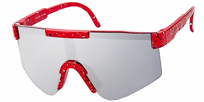 Kids Wrap Sports Shield Baseball Cycling Sunglasses Multi Color Mirror 20RV $9.95