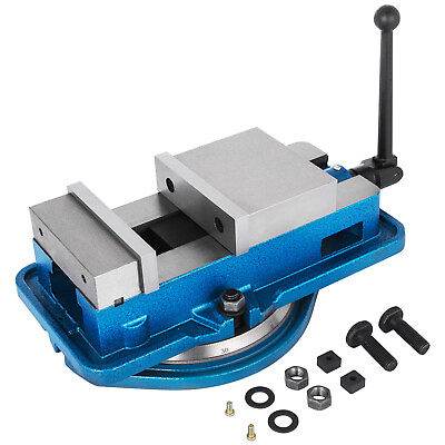 #ad VEVOR 3quot; Milling Machine Lockdown CNC Vise w 360° Swivel Base Clamping Drilling $51.99