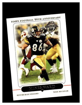 #ad Pittsburgh Steelers Hines Ward Topps Football Near Mint or Better $5.00