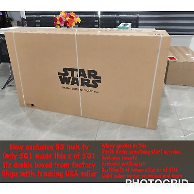 #ad LG OLED Star Wars Special evo c2 65 inch 4K Smart OLED TV x 501 3 Yrs Warranty $4500.00