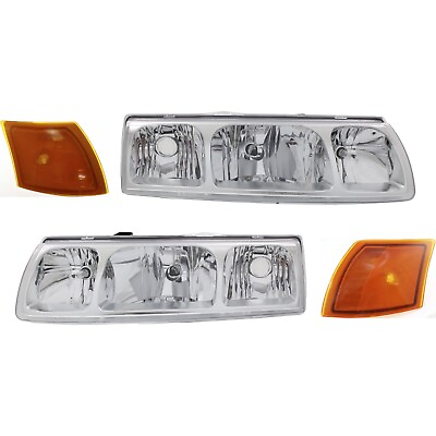 #ad Headlight Kit For 2005 Saturn Vue with bulbs Left and Right with Side Markers $109.02