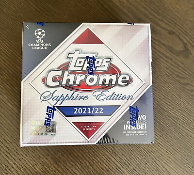 #ad 2021 22 Topps Chrome Sapphire Edition UEFA Champions League PLEASE READ $175.00