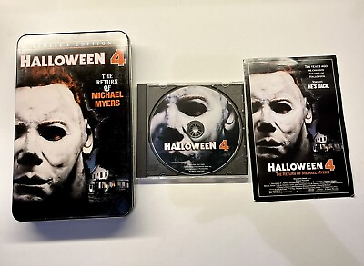 #ad Halloween 4 The Return of Michael Myers Limited Edition Tin DVD 01817 40000 #x27;88 $15.95