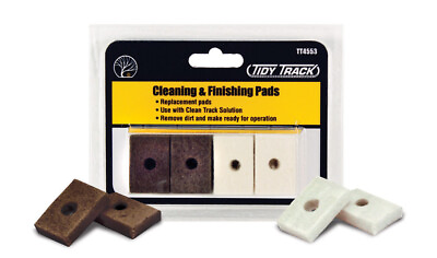 Woodland Scenics #4553 Tidy Track Cleaning amp; Finishing Pads for TT4550 N HO O $7.19
