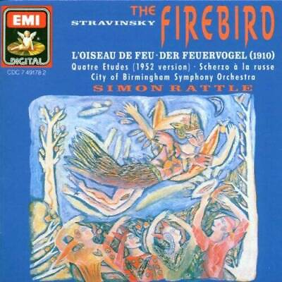 #ad Stravinsky: Firebird Suite 4 Etudes Scherzo a la Russe two orc VERY GOOD $4.39