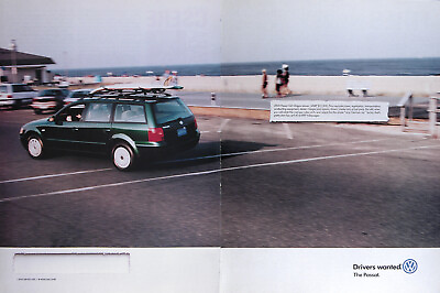 #ad 2000 VOLKSWAGEN VW PASSAT GLS WAGON Genuine Ad MSRP $22000 FREE SHIPPING $18.88