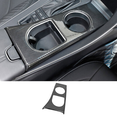 #ad Gear Water Cup Holder Panel Cover Trim For Toyota Avalon 2019 2022 Carbon Fiber $53.23