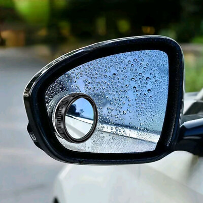 2* Car Blind Spot Mirror Circular 360 Rotation Convex Rear View Ultra Accessory $14.14