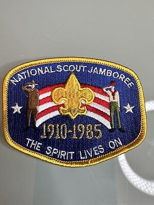 #ad Boy Scouts Of America National Scout Jamboree 1910 1985 Large Reproduction $7.00