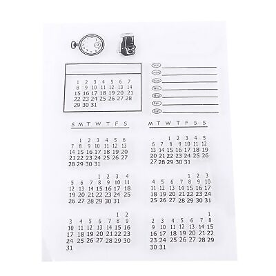 #ad #ad Transparent Clear Silicone Stamp Seal for Scrapbooking Photo Album Decorative $8.07