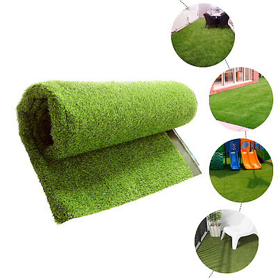 Artificial Grass Turf Lawn Fake Grass Mat Thick Synthetic Turf Rug 16.4*6.56ft $90.24