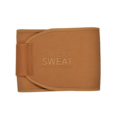 #ad Sweet Sweat Waist Trimmer Toned Clay Medium 41 x 8in Wash Bag Included $27.95