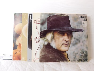 #ad LOT OF 5 CHARLIE RICH VINYL RECORD LPS B $15.00