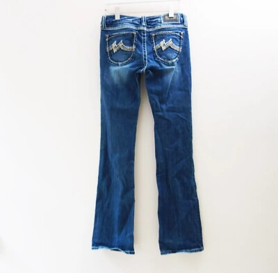 #ad Miss me Boot Cut Jeans JD1041B Thick Stitch W30 EUC Inseam: 34.5quot; $34.99