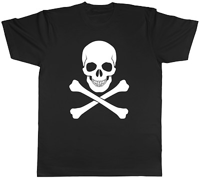 #ad #ad Skull and Crossbones Gothic Unisex Mens Womens T Shirt Tee GBP 10.95