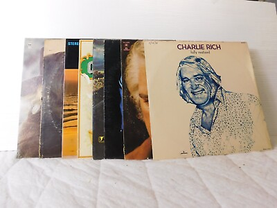 #ad LOT OF 8 CHARLIE RICH VINYL RECORD LPS $15.00
