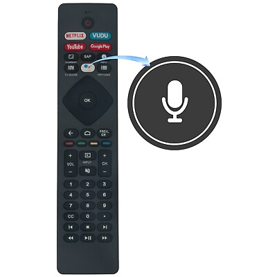 #ad NH800UP Replace Voice Remote Control fit for Philips 50PFL5604 F7 65PFL5504 F7 $17.99