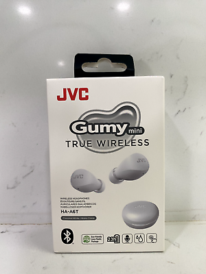 #ad JVC Gumy Mini True Wireless In Ear Headphone Coconut White Bluetooth HA A6T $18.50