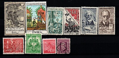 #ad Yanstamps: Czechoslovakia CTO stamps collection set#2 $0.99