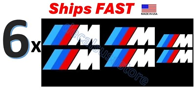 6 x BMW M Caliper decals Heat Resistant Free Shipping $15.99