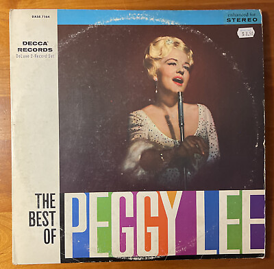 #ad The Best of Peggy Lee DXSB 716 MCA2 4049 1973 2Lp Reissue Near Mint $19.99