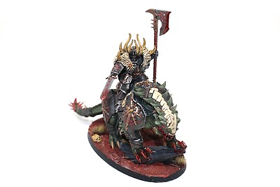#ad Warhammer Warriors Of Chaos Lord on Karkadrak Well Painted JYS80 C $150.00