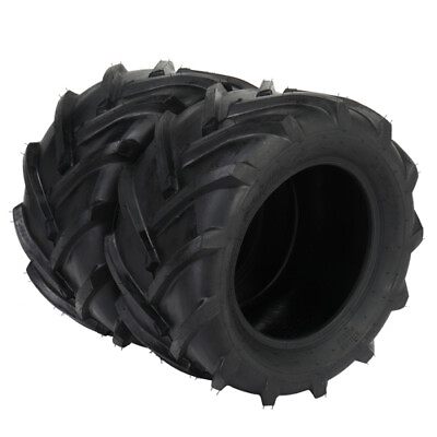Two 23x10.50 12 23x10.5 12 23x10.5x12 Lawn Mower Super Lug Tires 6 Ply Rated $138.99