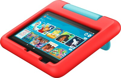 #ad Amazon Fire 7 Kids Edition 32GB Tablet 2022 Version RED Factory Sealed $89.99