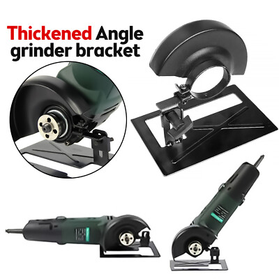 #ad Adjustable Metal Angle Grinder Bracket Stand Holder Support Base Safety Cover US $13.82